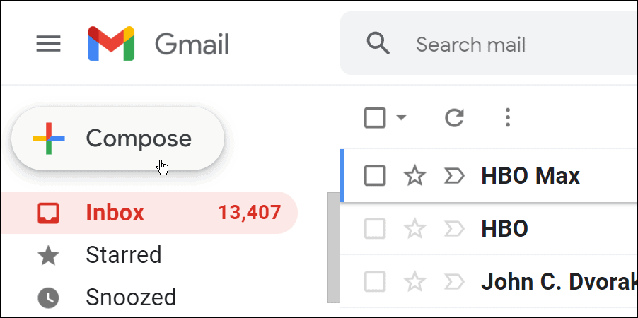 komponer opprett en gruppe-e-postliste i gmail