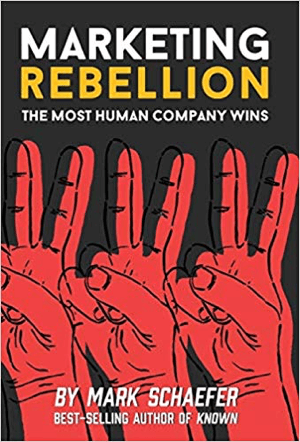 Marketing Rebellion: The Most Human Company Wins skrevet av Mark Schaefer.
