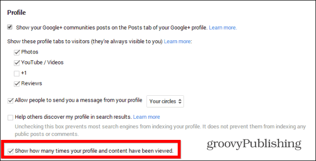Tips om Google+: Skjul profilen din