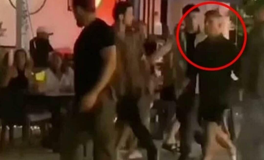 Interessant bilde fra Özcan Deniz på gatene i Alaçatı: Han gikk rundt med 10 livvakter