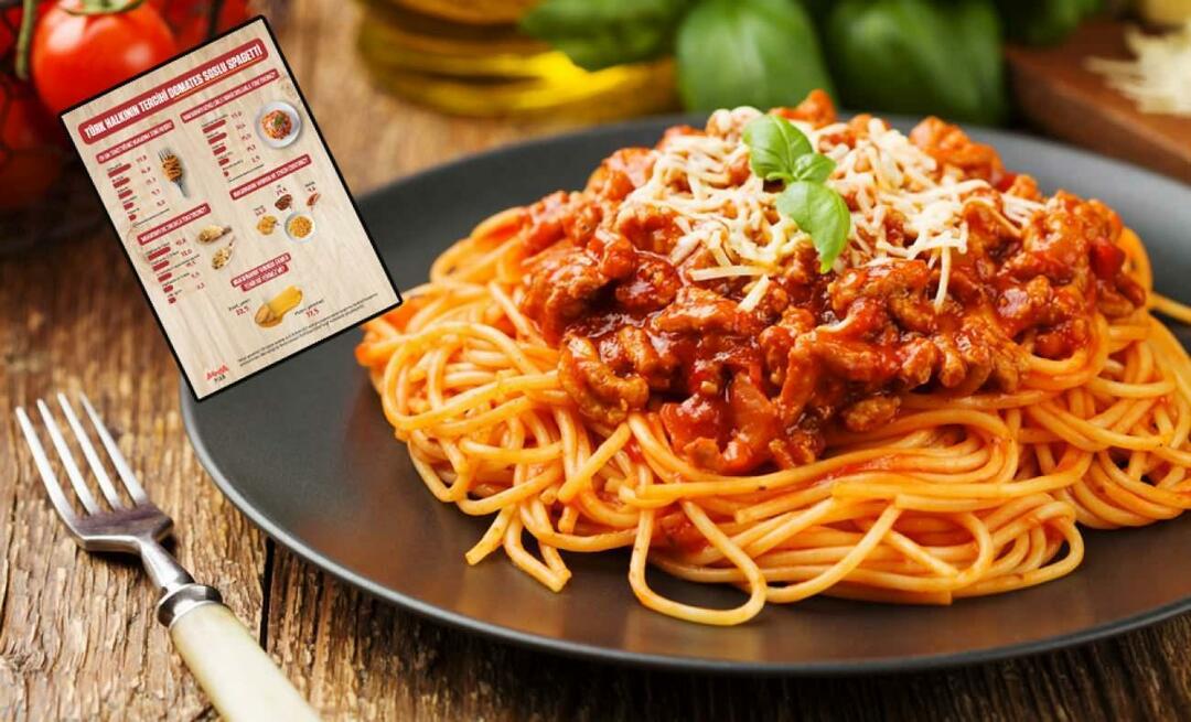 Areda Piar undersøkte: Den mest populære pastaen i Tyrkia er spaghetti med tomatsaus