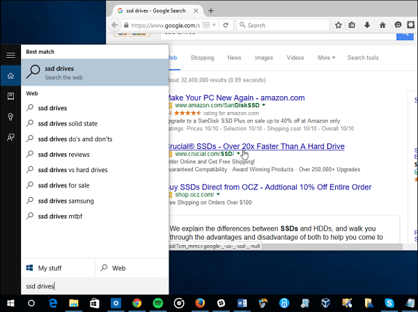 Gjør Cortana Søk på Google i stedet for å Bing i Windows 10