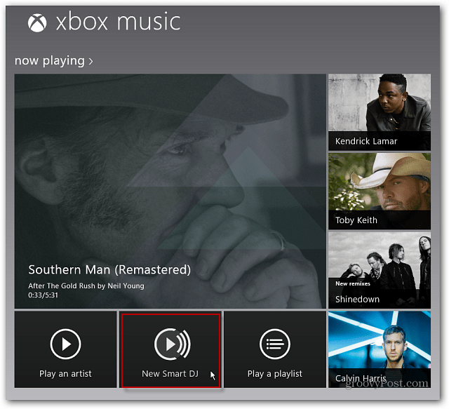 Slik bruker du Xbox Music Smart DJ i Windows 8