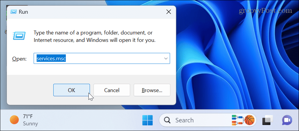 Fiks Windows Update-feil 0x8007001d