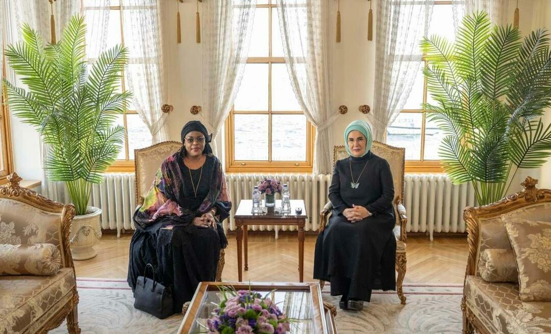 Førstedame Erdoğan møtte kona til Senegals president!