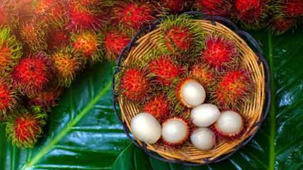 Hva er Rambutan? Hva er fordelene med Rambutansk frukt? Hvordan spise rambutan?