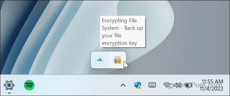 Krypter filer og mapper på Windows 11