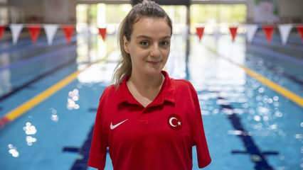 Den nasjonale paralympiske svømmeren Sümeyye Boyacı ble nummer tre i Europa!