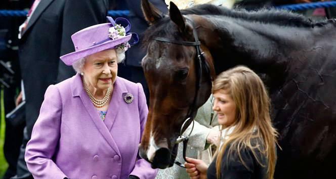 Dronning Elizabeth og hestene hennes 