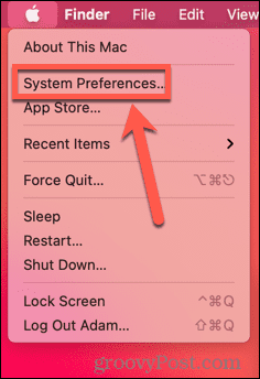 mac-systempreferanser