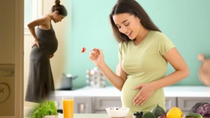 Mat som får babyen til å gå opp i vekt under graviditeten! Hvorfor går det ufødte barnet ikke opp i vekt?