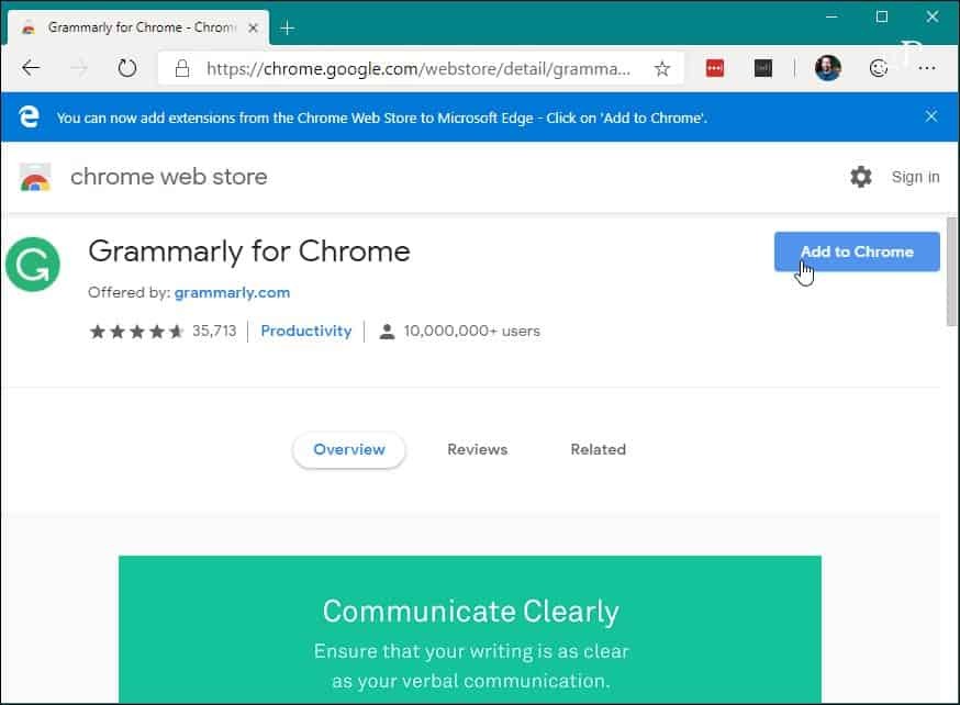 5 Installer Chrome Extension Chrome Web Store Edge