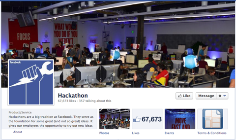 facebook hackathon side