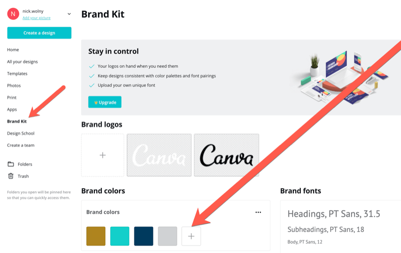 trinn for å bruke Canva til å lage merkevaregrafikk for Instagram-historien på live-arrangement