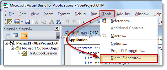 Lag et selvsignert digitalt sertifikat i Office 2010`