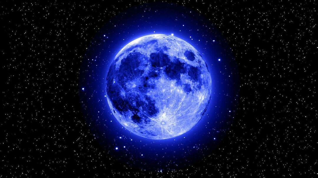 Når vil den blå månen inntreffe?