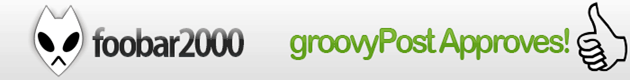 foobar2000 godkjenning av groovypost-applikasjon gjennomgang av gode vinduer
