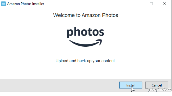 Installer Amazon Photos desktop-app