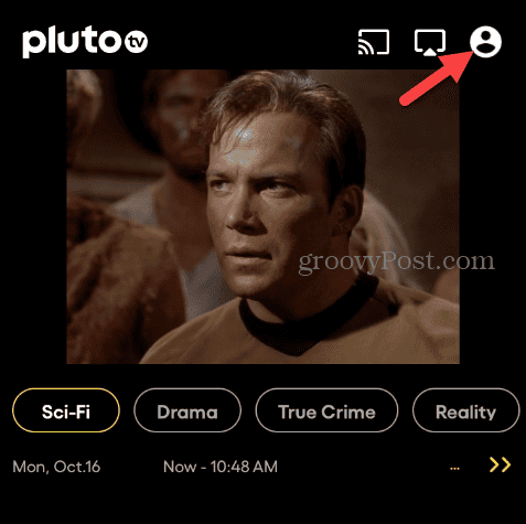 Slett en Pluto TV-konto
