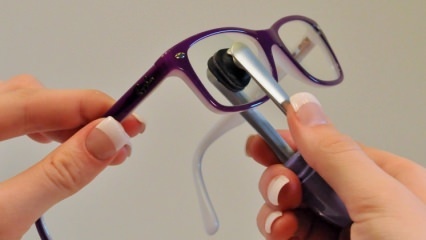 Hvordan rengjør man brilleglasset? 