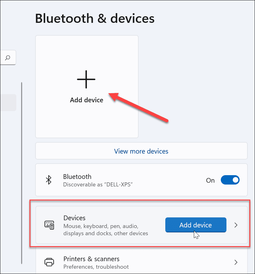 legg til Bluetooth-enhet Windows 11