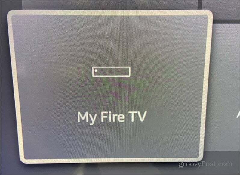 Start en Fire TV Stick på nytt