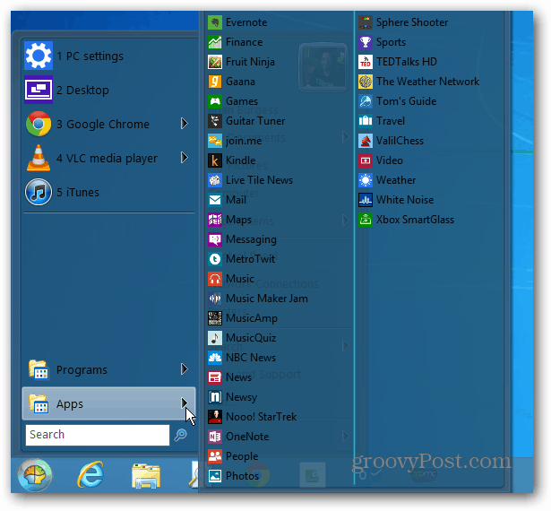 Windows 8-apper