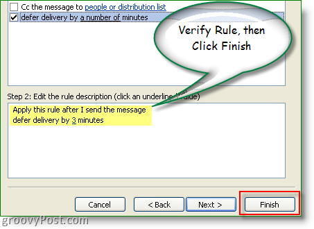 Hvordan utsette levering av sendte varer / e-post