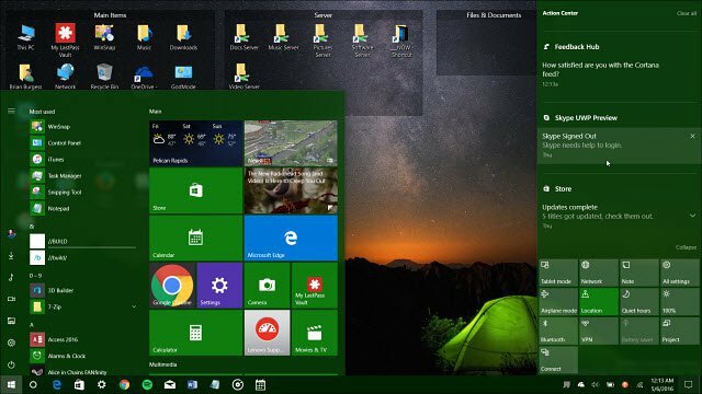 Windows 10 Dark Mode Jubileumsoppdatering
