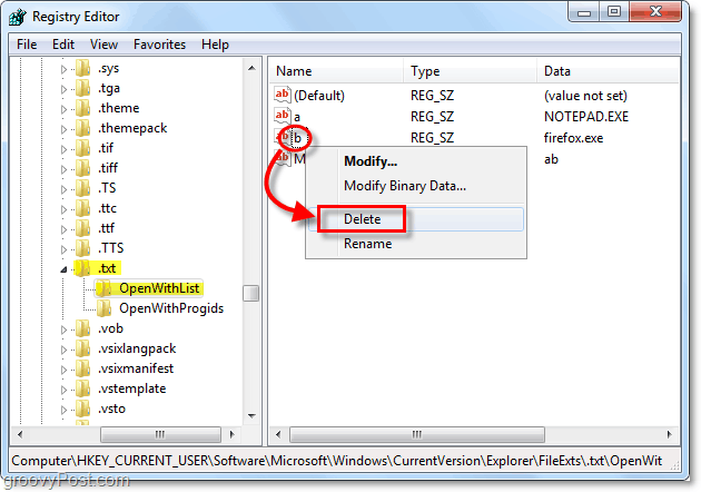 Slik fjerner du programmer fra “Åpne med” -menyen i Windows 7