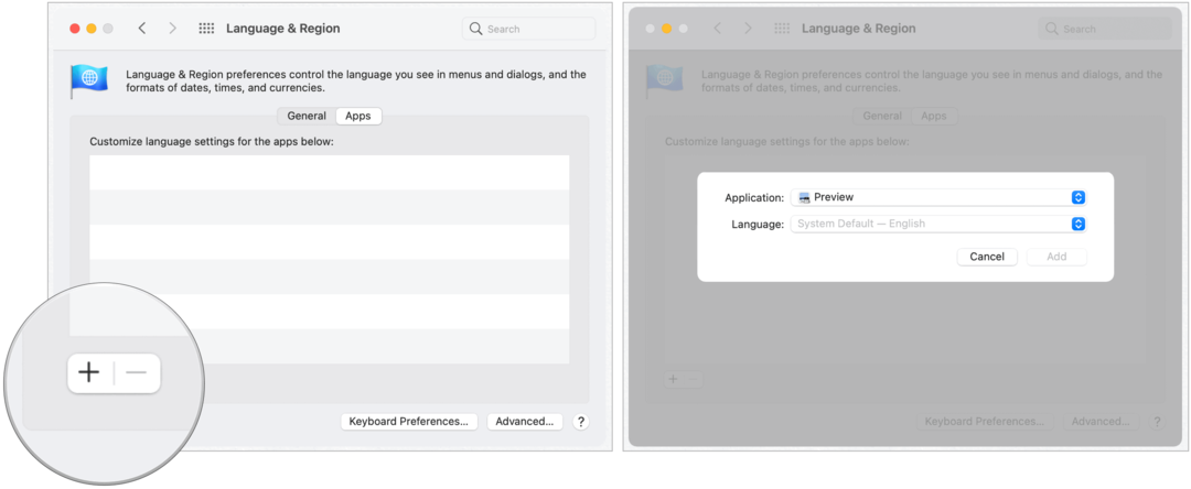 Mac bytter app-språk