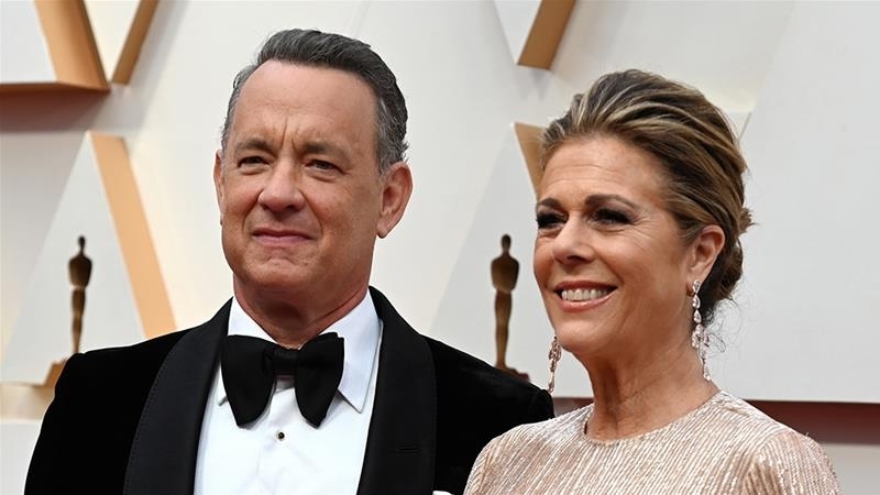 Tom Hanks og kona Rita Wilson