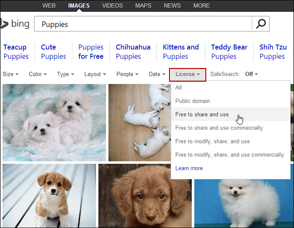 Bruk Bing og Google Bildesøk etter gratis bilder for blogginnlegg