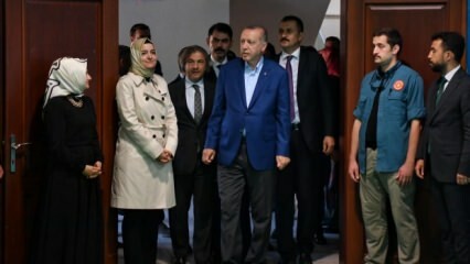 President Erdoğan besøkte Kasımpaşa barnehus!