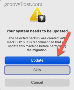 mac oppdatering OS