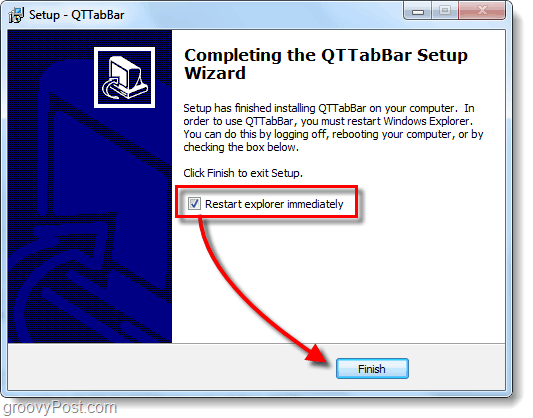 Legg til fanebasert surfing i Windows Utforsker i Windows 7 med QT TabBar