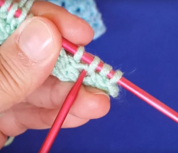 Gjør den enkleste strikkestrikkingen med spyd