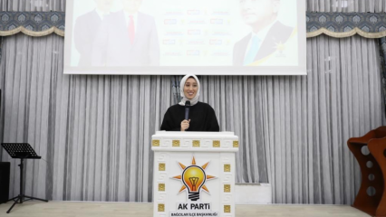 AK-partiets parlamentsmedlem Rümeysa Kadak snakket om prosjektene deres