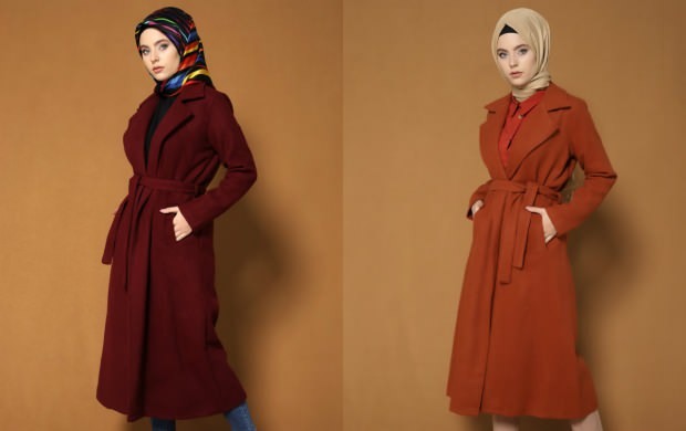 hijab frakkmodeller støvete
