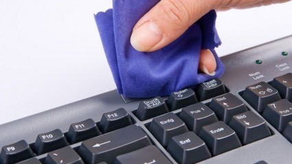 Metoder for rengjøring av tastatur og mus