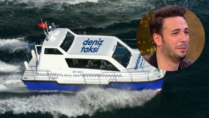 Oğuz Koç kom seg på sjøtaxien for å ta igjen konserten!