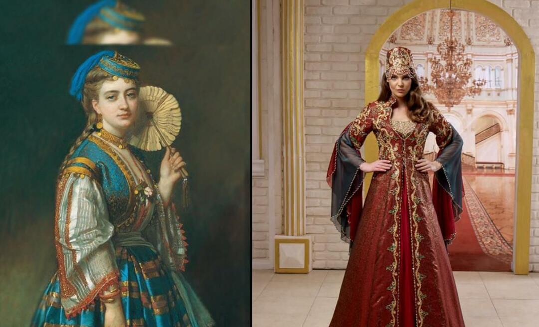 Hvordan var kvinneklærne i det osmanske palasset på 1700- og 1800-tallet? 