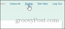klikk profil - slett mint.com