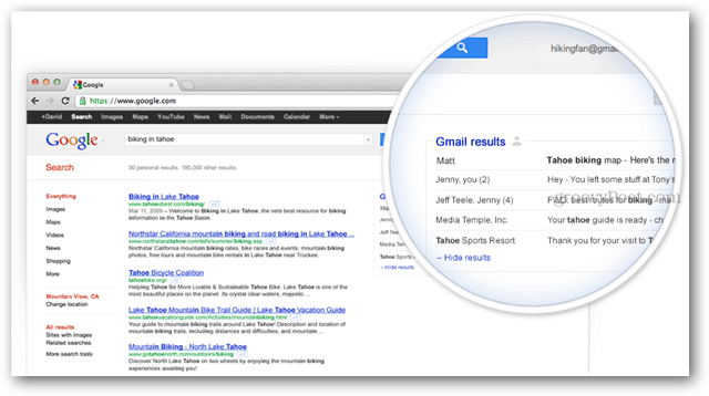 gmail-resultater i googlesøk