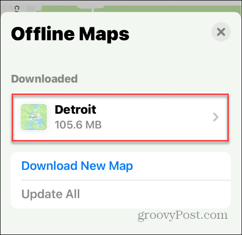 Last ned Apple Maps for offline bruk