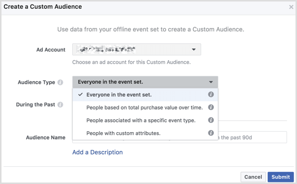 Facebook oppretter tilpasset publikum fra offline arrangement