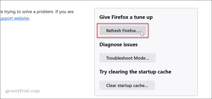 Firefox-problem ved innlasting av sidefeil