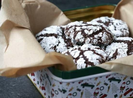 Brownie Cracked Cookies Oppskrift