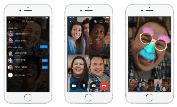 Facebook Messenger ruller ut gruppevideochat-funksjonen på Android, iOS og Internett.