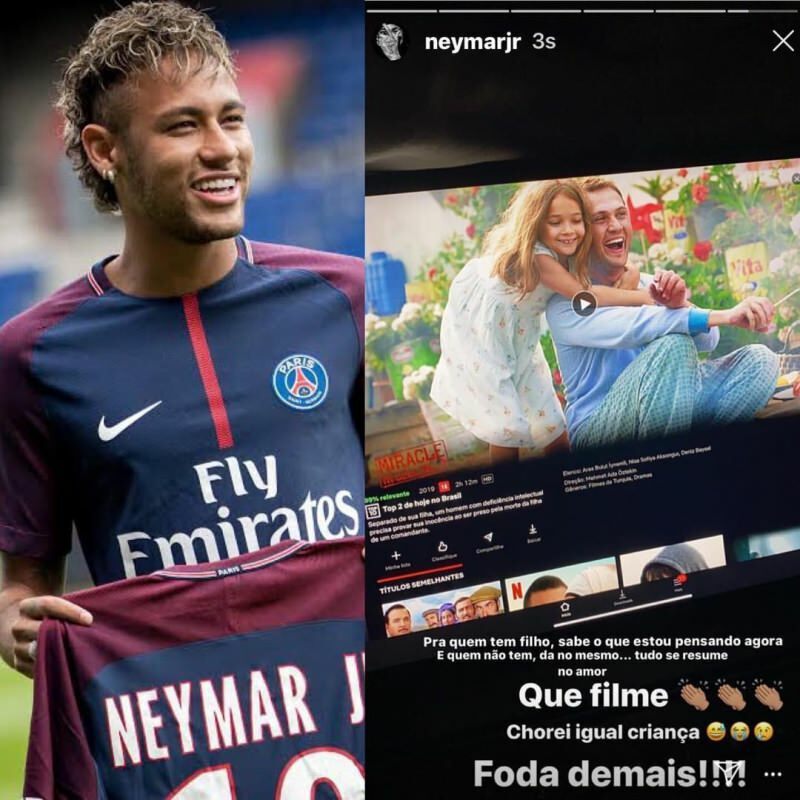 Den verdensberømte fotballspilleren Neymar delte den tyrkiske filmen fra sin sosiale mediekonto!